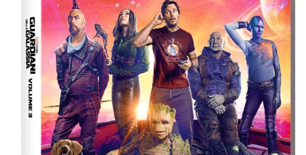 I Guardiani della Galassia Vol. 3 in DVD.